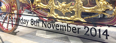 Vinyl lettering on glass